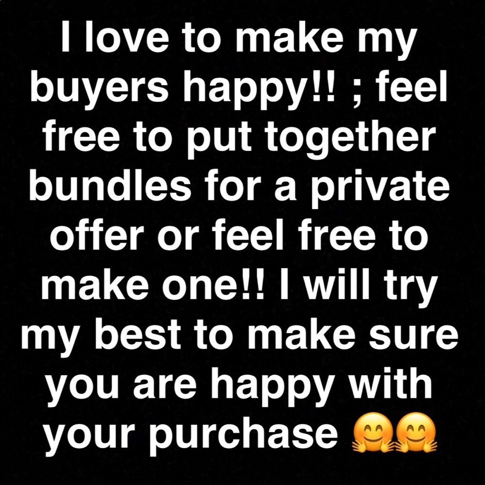 To all my followers & previous happy customers !